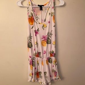 Floral romper size small